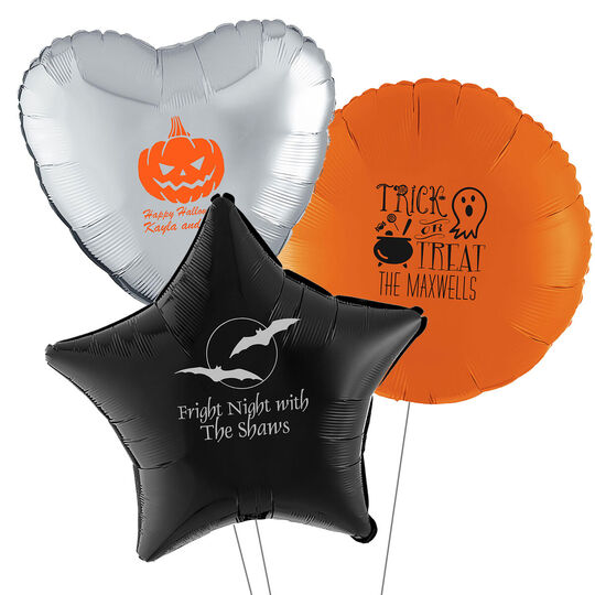 Design Your Own Halloween Mylar Balloons